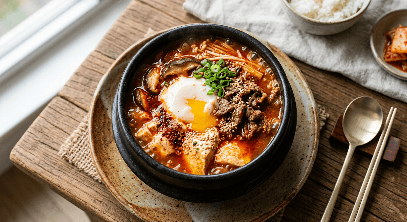 Classic Beef Sundubu Jjigae