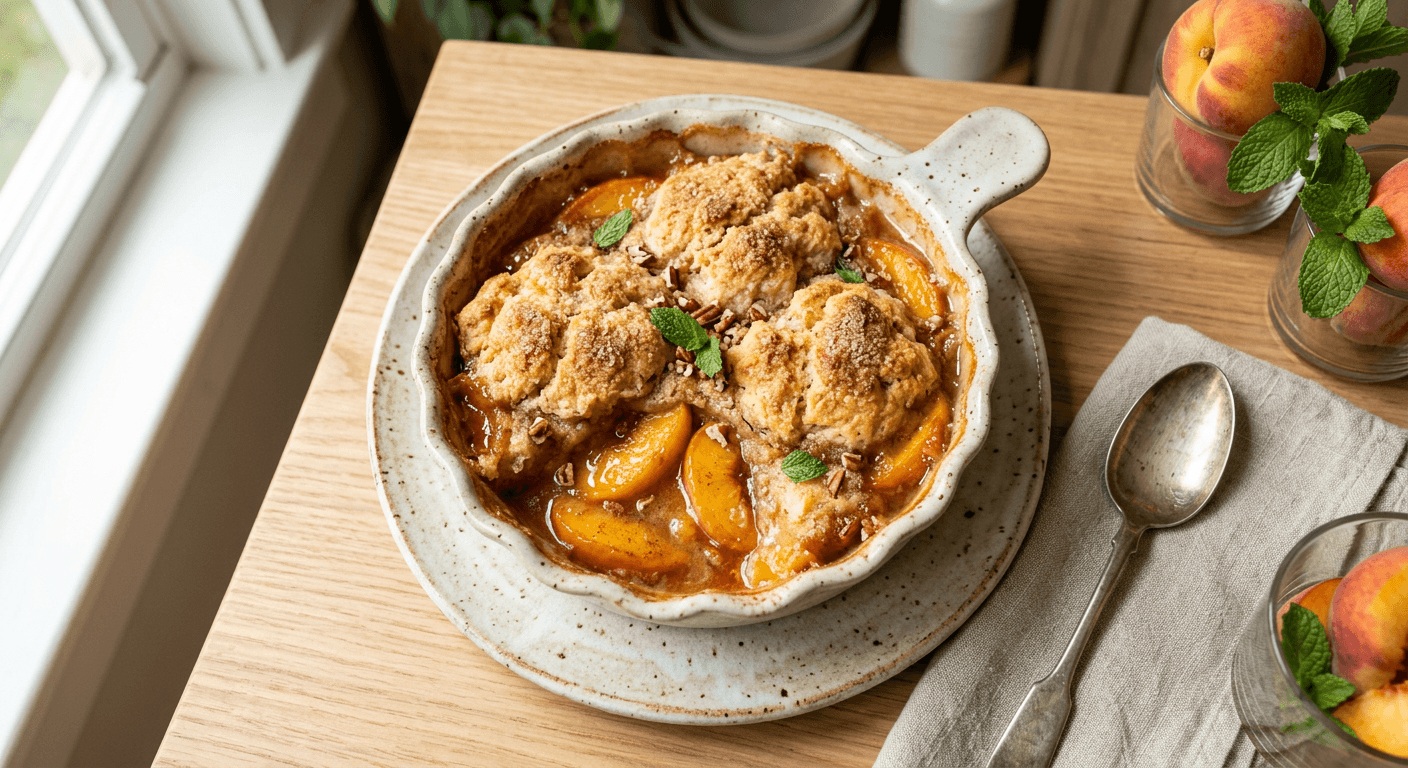 Classic Georgia Peach Cobbler
