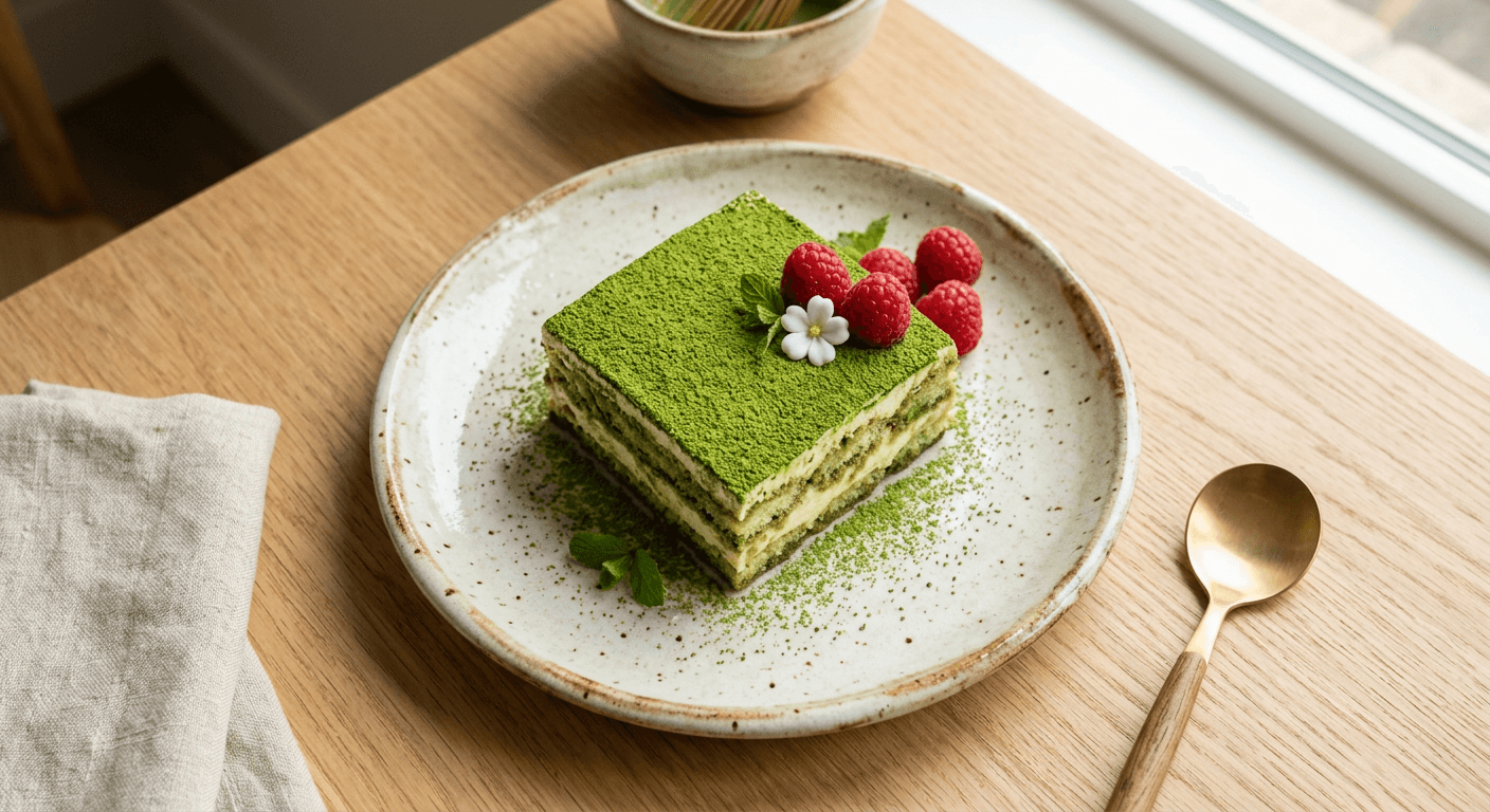 Classic Matcha Tiramisu
