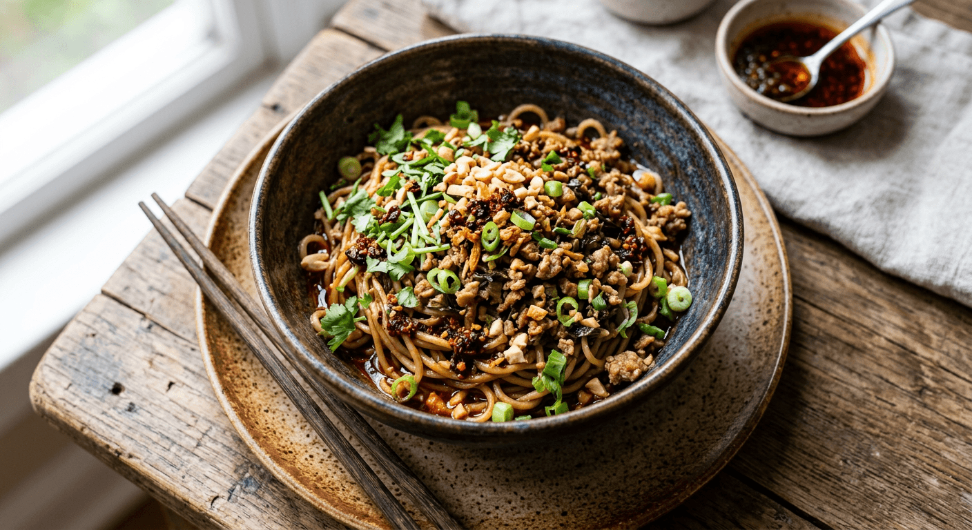 Classic Sichuan Dan Dan Noodles