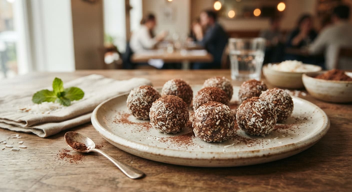 Cocoa Coconut Energy Bites