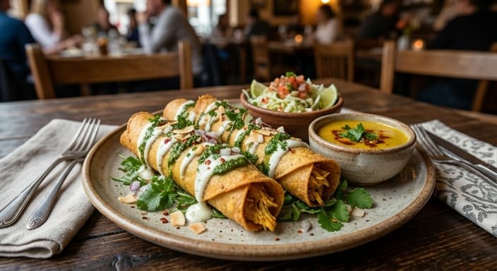 Coconut Curry Chicken Flautas