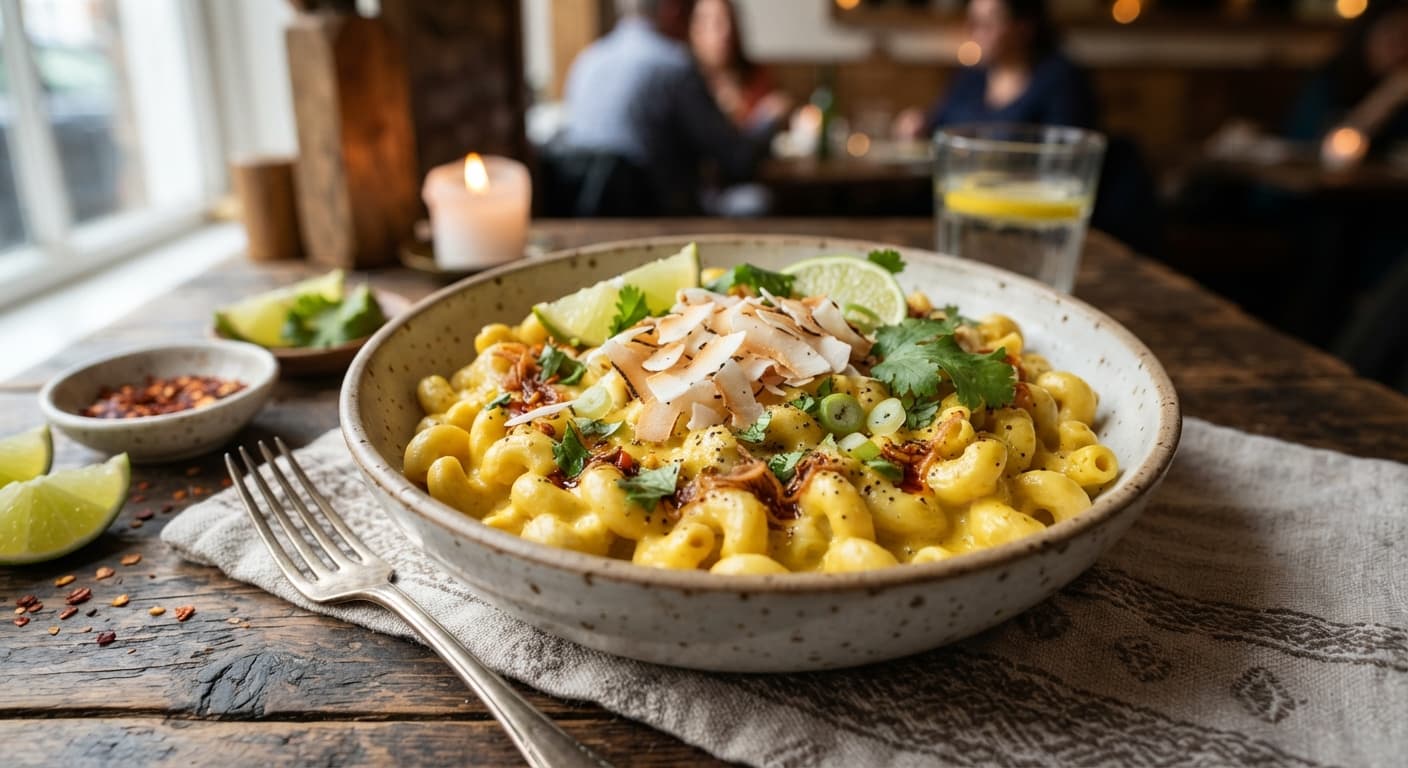 Coconut Curry Mac and Cheese