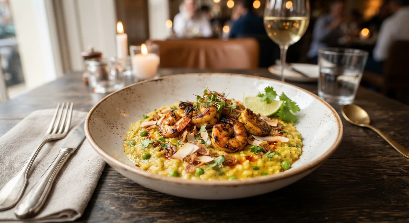 Coconut Curry Risotto