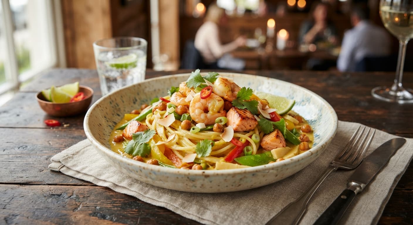 Coconut Curry Spaghetti