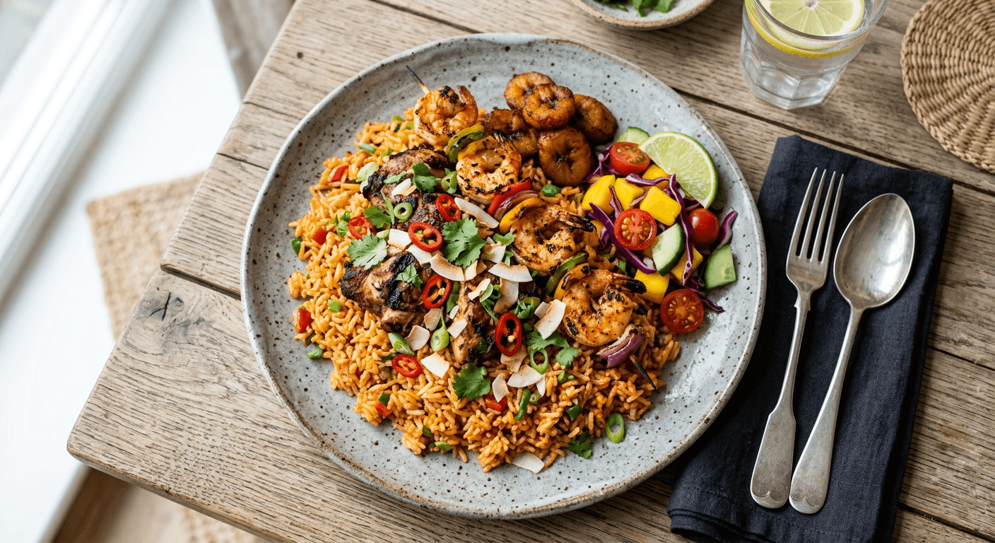 Coconut Jollof Rice Fusion