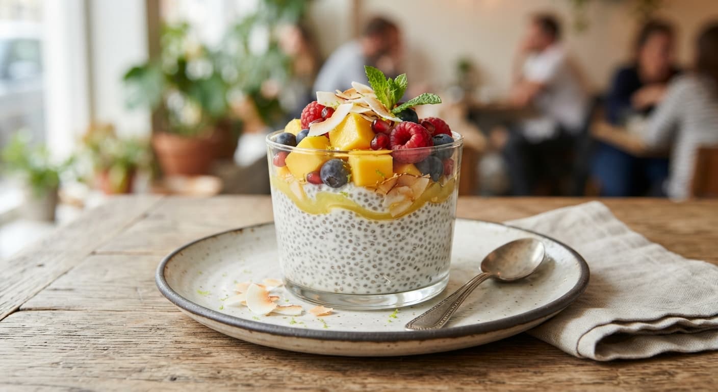 Coconut‑Lime Chia Pudding