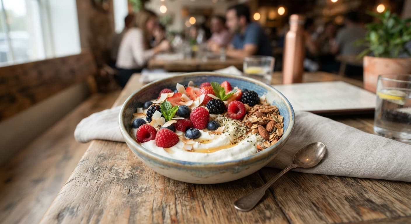 Coconut Whipped Berry Bowl