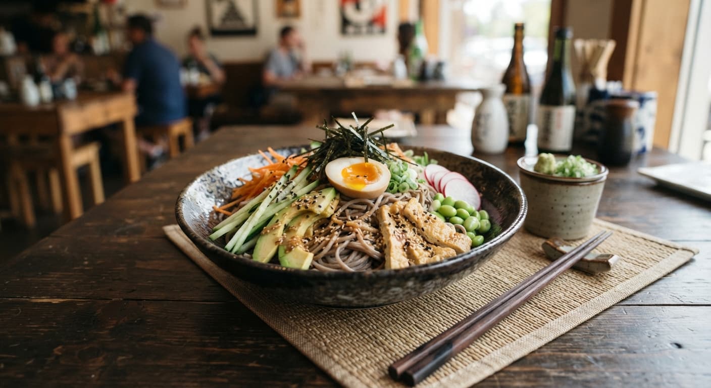 Cold Soba Noodle Salad