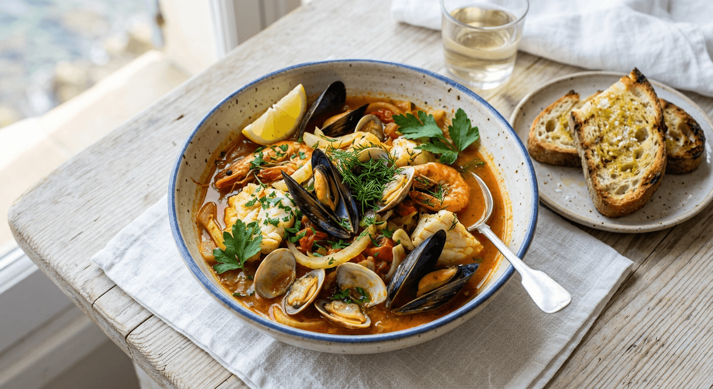 Cote d'Azur Shellfish Stew