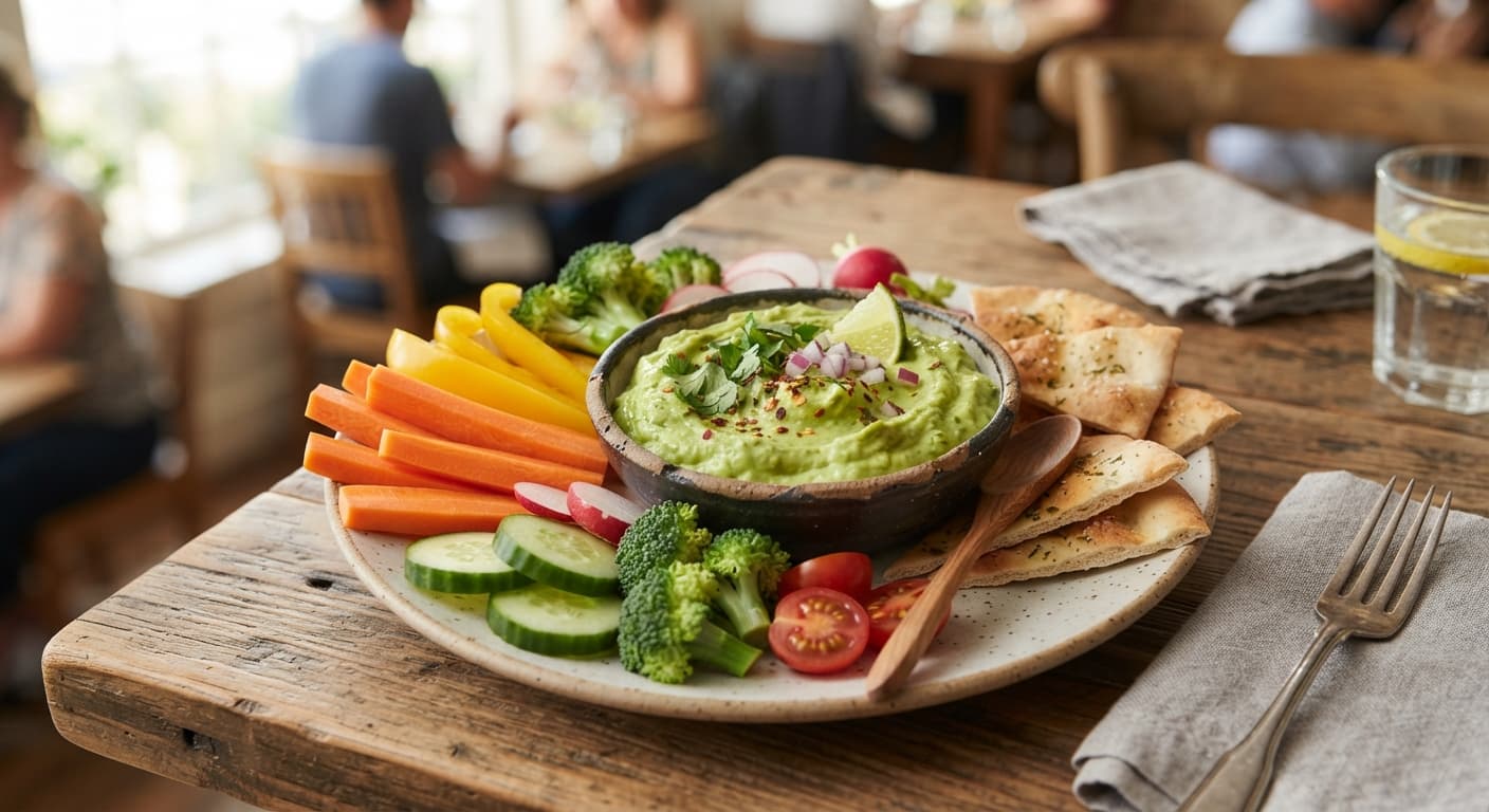 Creamy Avocado-Lime Veggie Dip