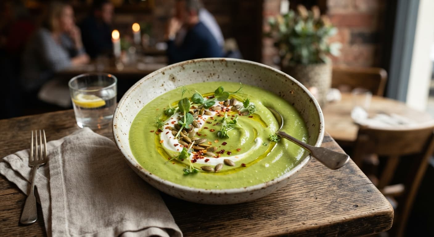 Creamy Avocado Spinach Soup