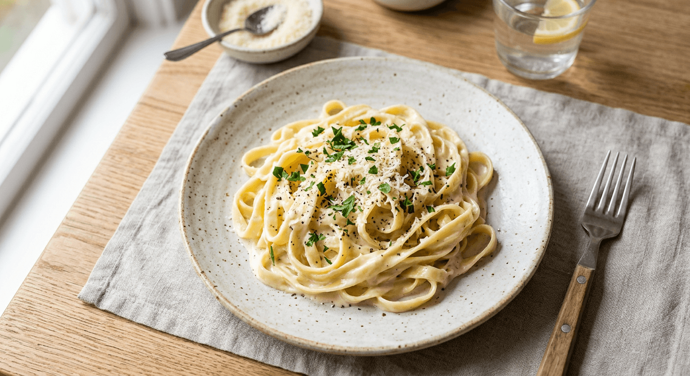 Creamy Fettuccine Alfredo