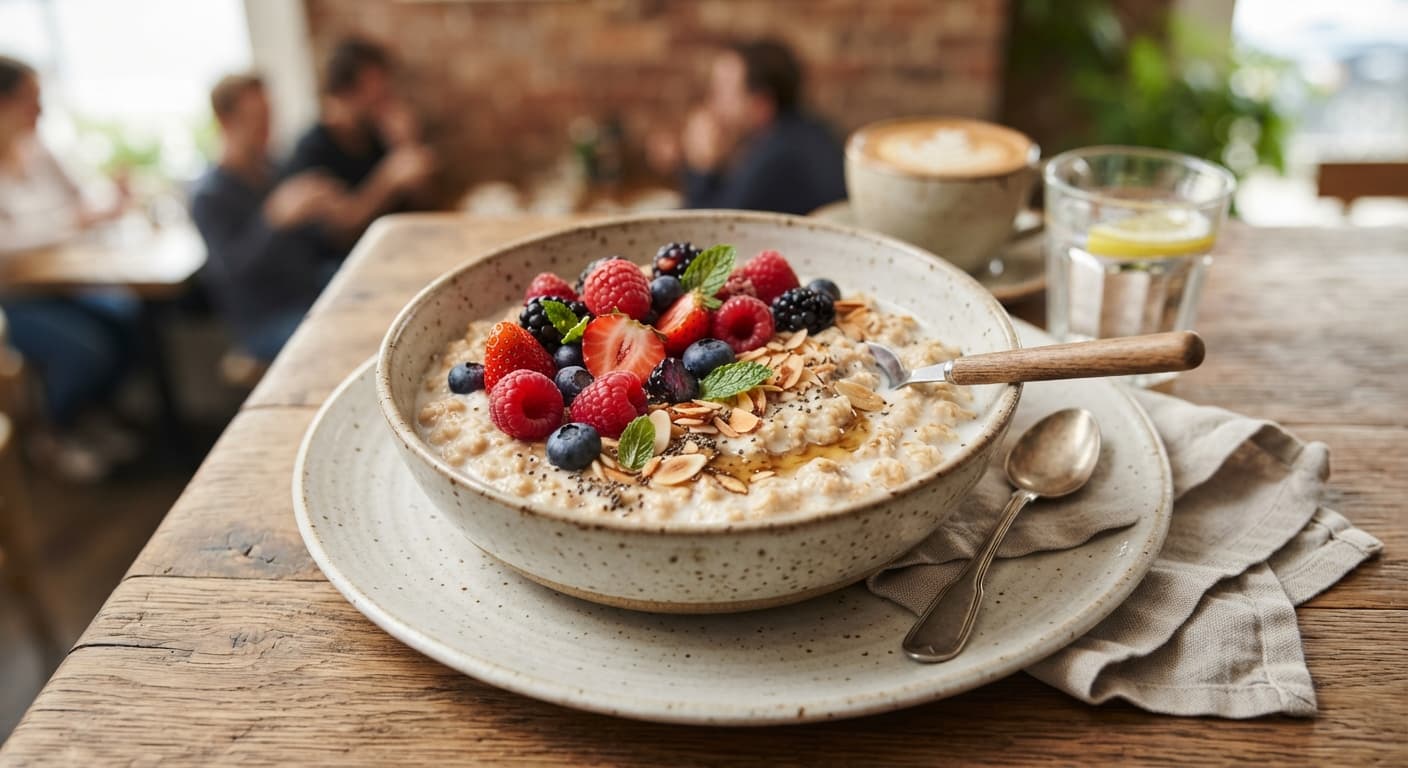 Creamy Oatmeal with Berries