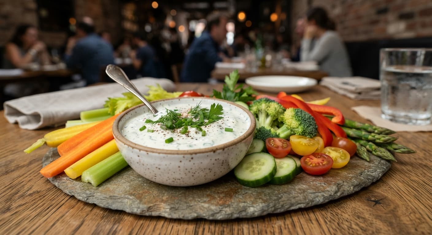 Creamy Ranch Veggie Dip