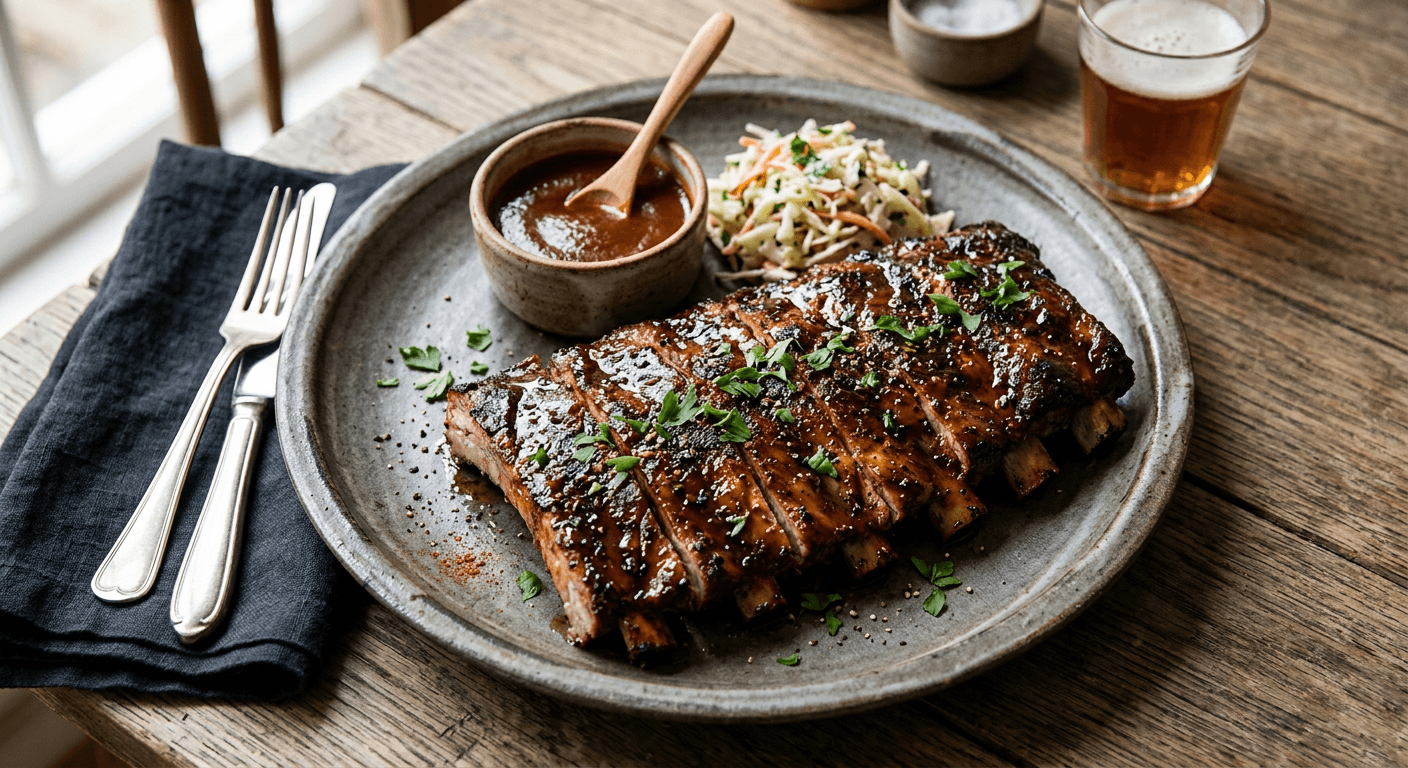 Creole-Memphis Smoked Ribs