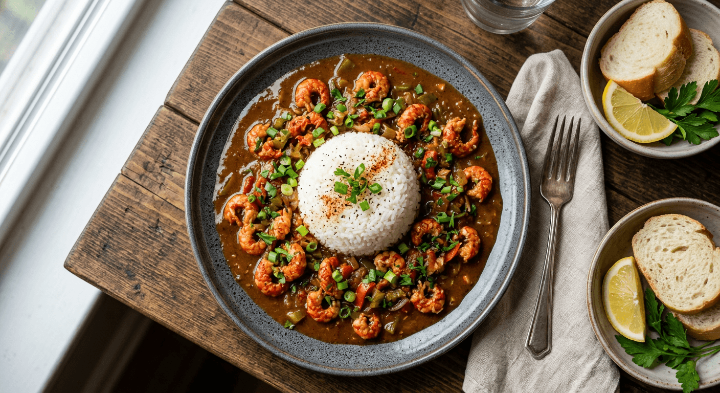Creole Style Crawfish Etouffee