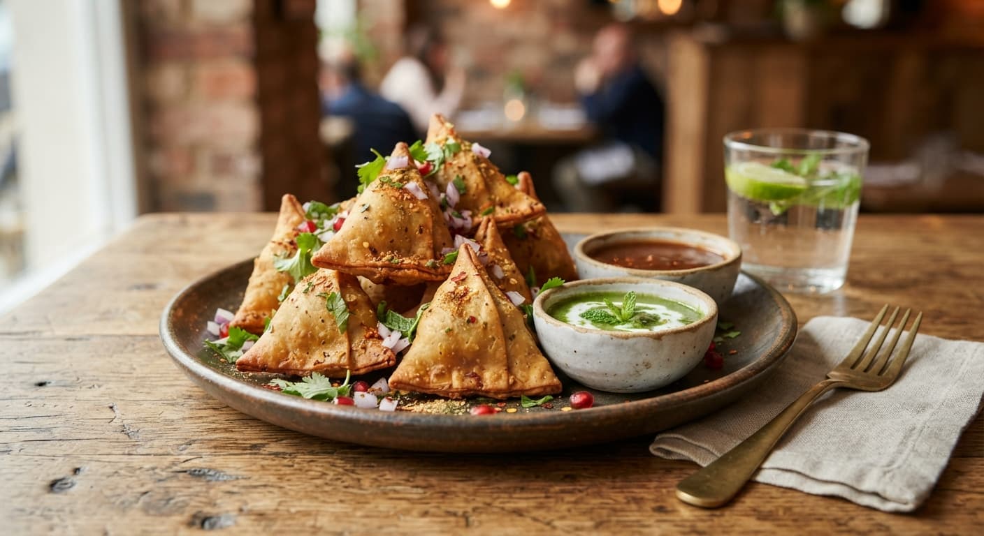Crispy Baked Samosa Bites