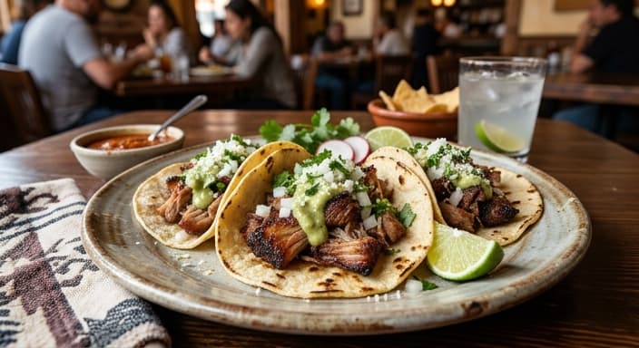 Crispy Pork Carnitas Tacos