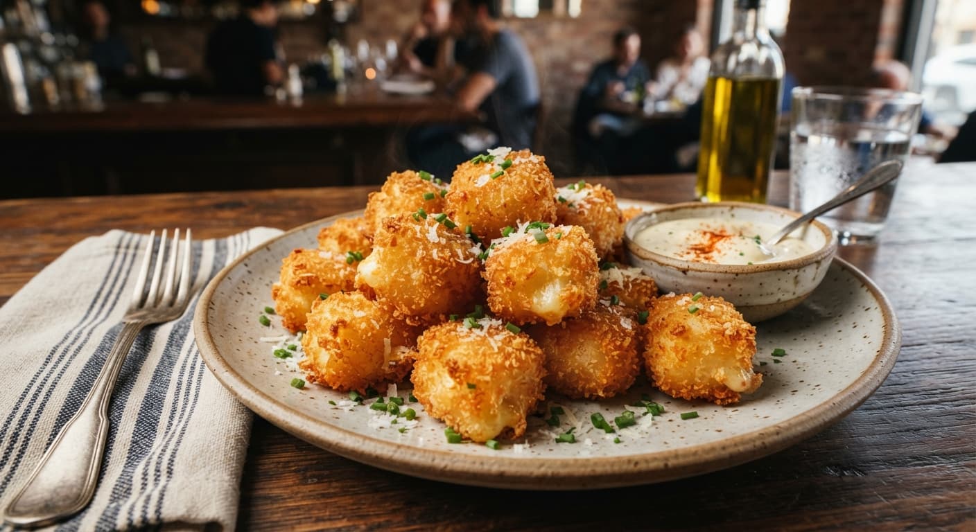 Crispy Potato and Cheese Bites