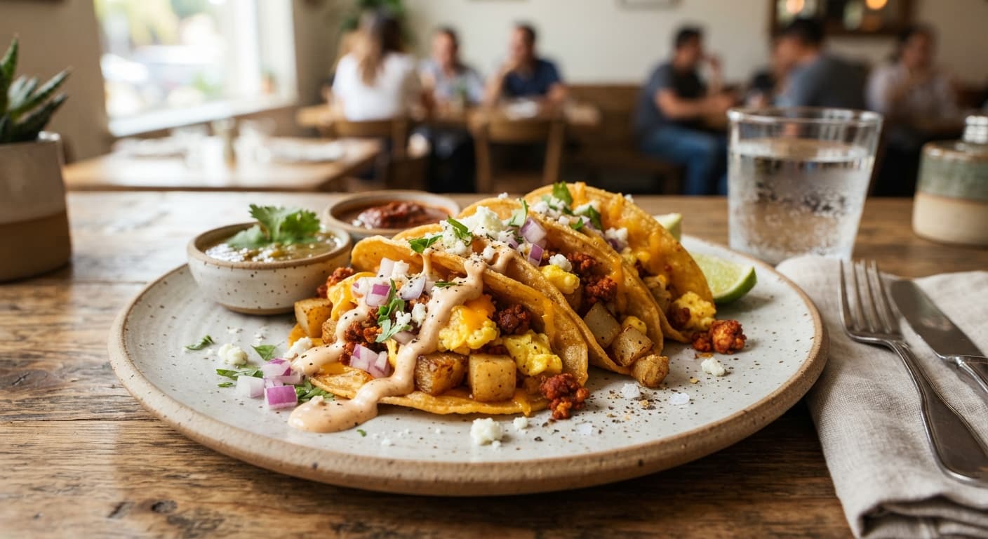 Crispy Potato Breakfast Tacos