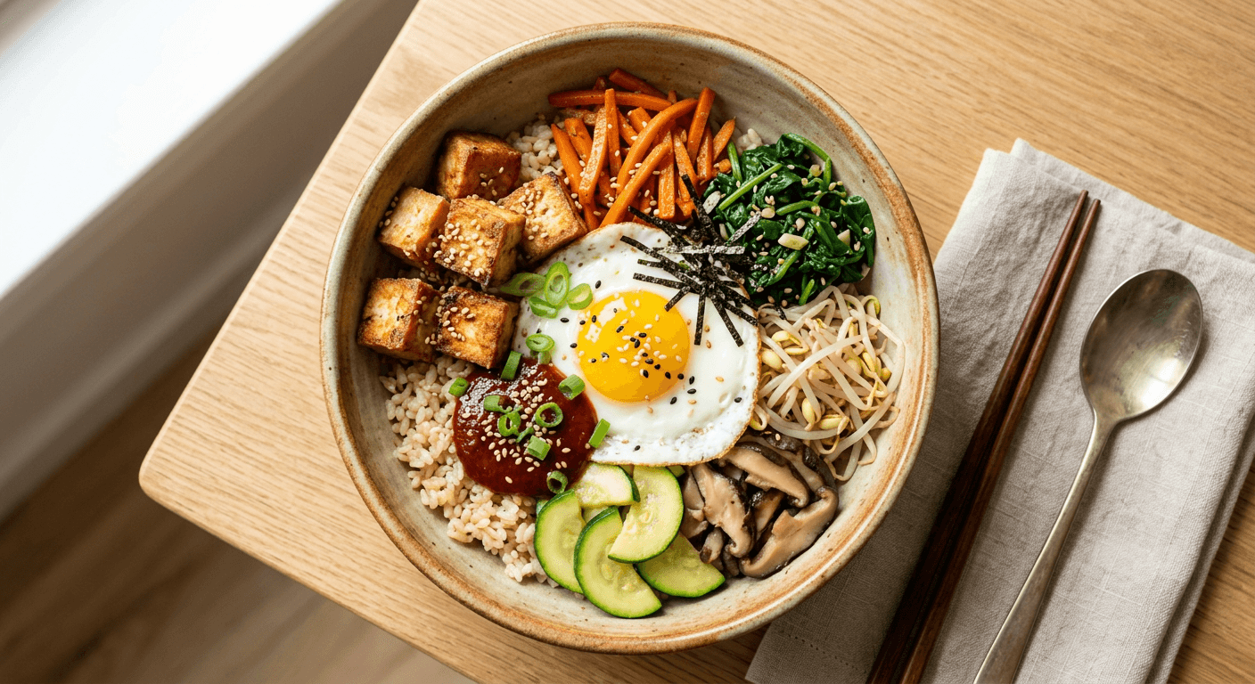Crispy Tofu Bibimbap