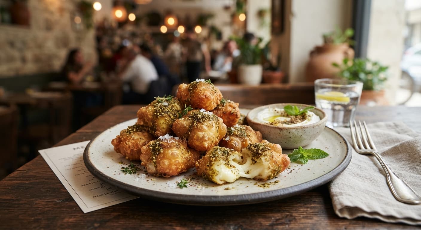 Crispy Za'atar Cheese Bites