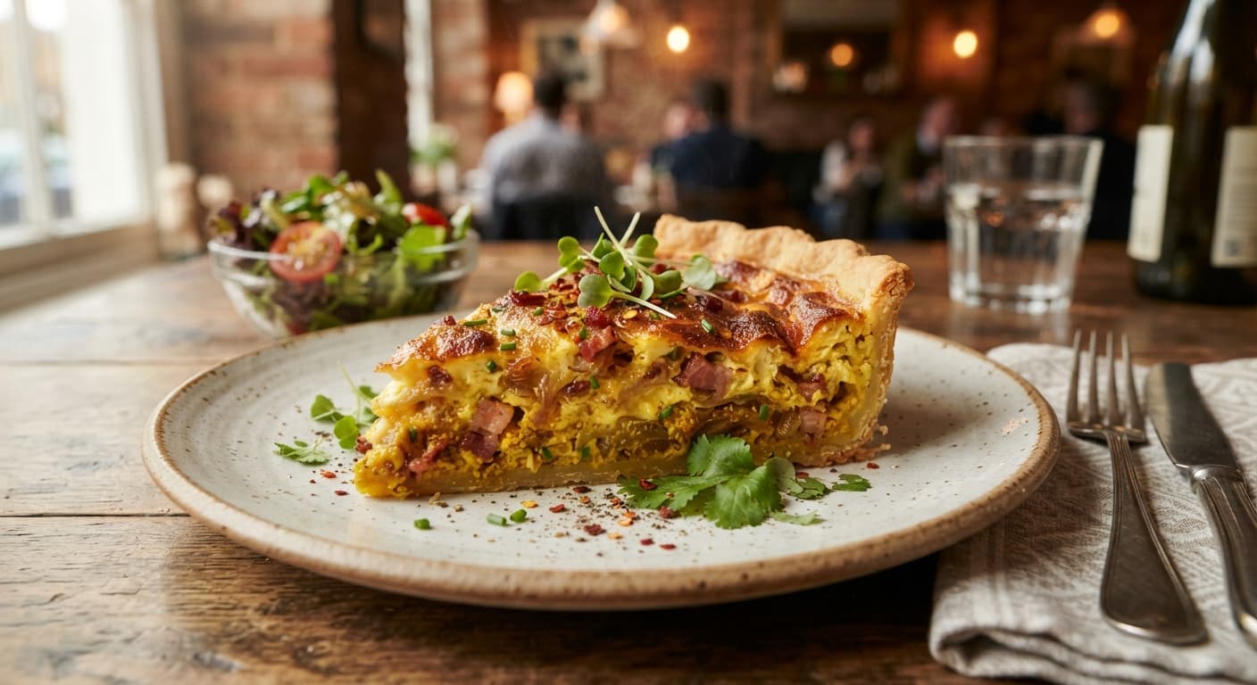 Curry‑Flavored Quiche Lorraine