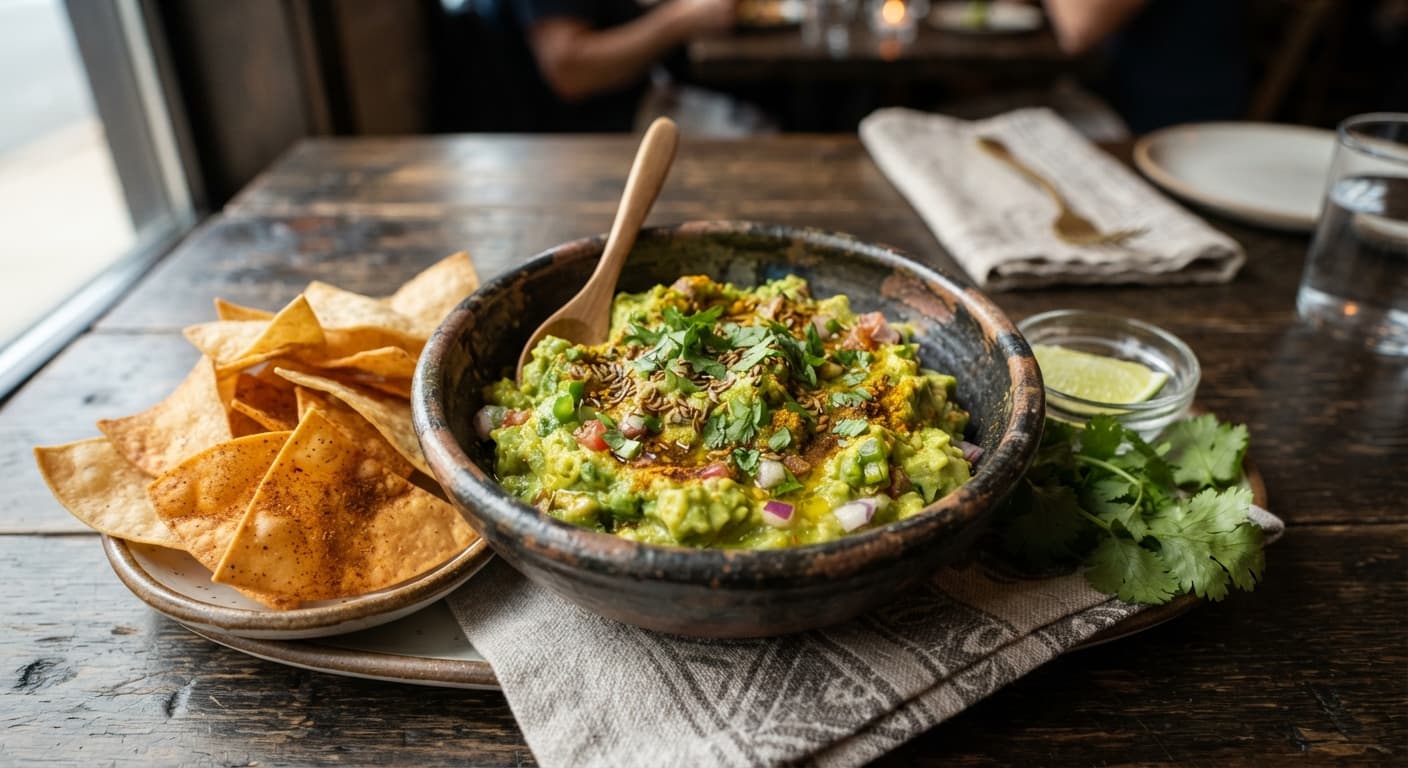 Curry‑Infused Guacamole