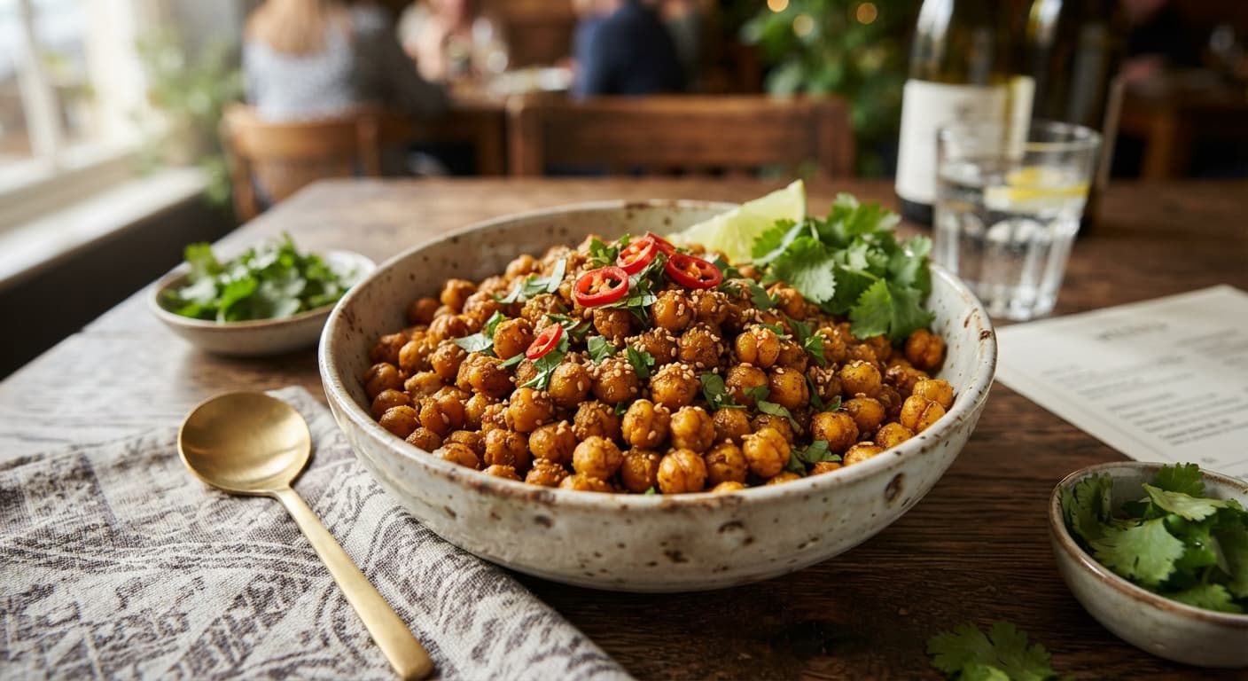 Curry Roasted Chickpeas