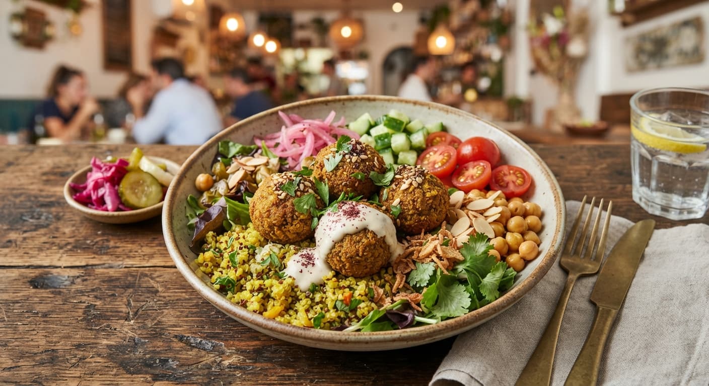 Curry-Spiced Falafel Bowls