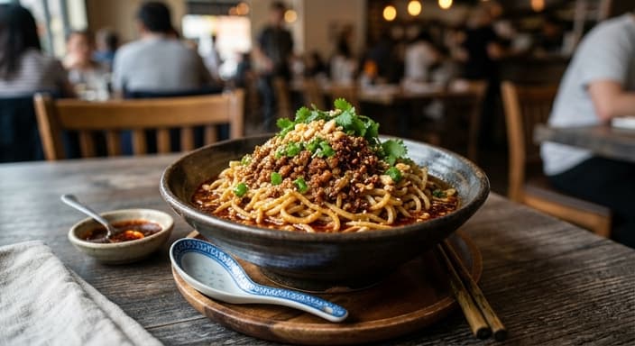 Dan Dan Noodles (Quick Sauce)