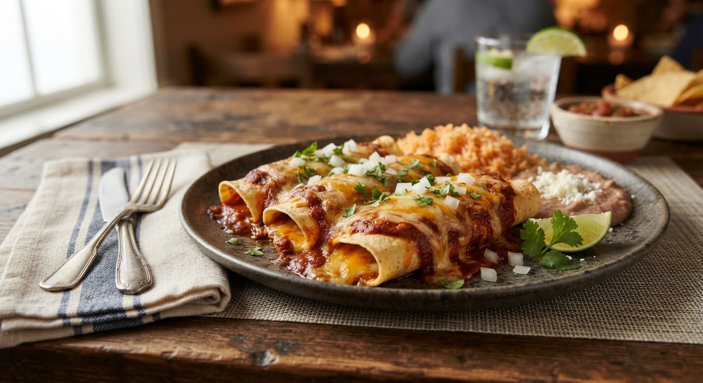 Easy Cheese Enchiladas