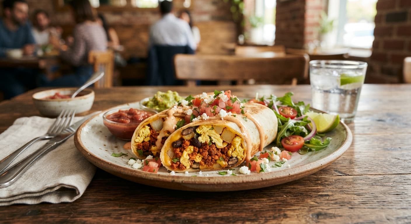 Easy Chorizo Breakfast Burritos