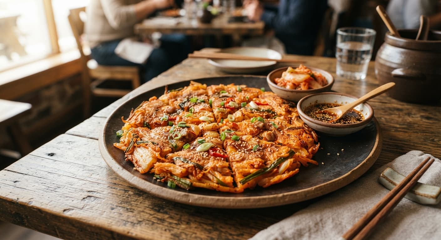 Easy Kimchi Pancake