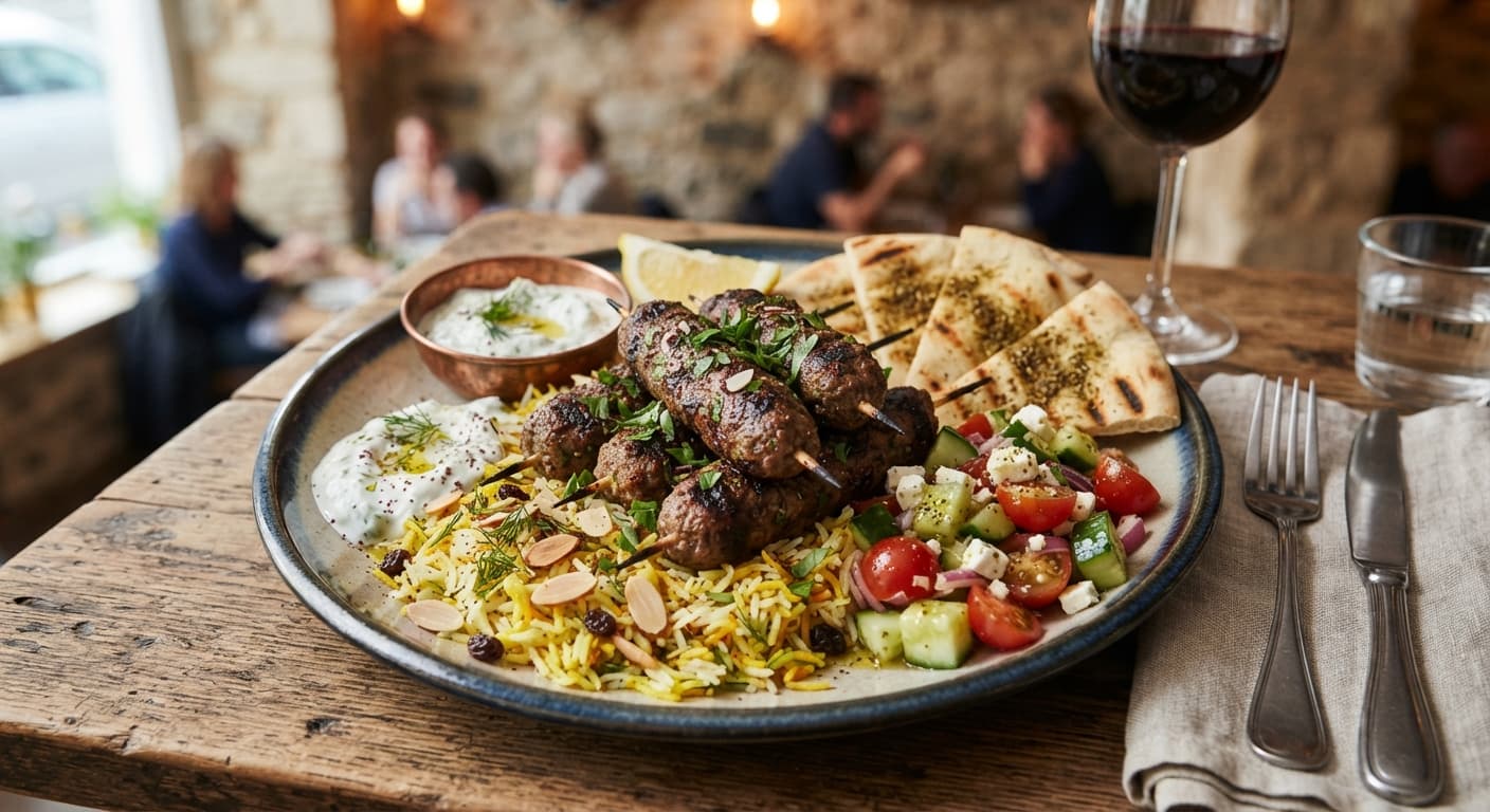 Easy Lamb Kofta with Rice