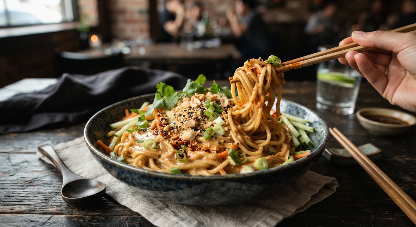 Easy Sesame Peanut Noodles