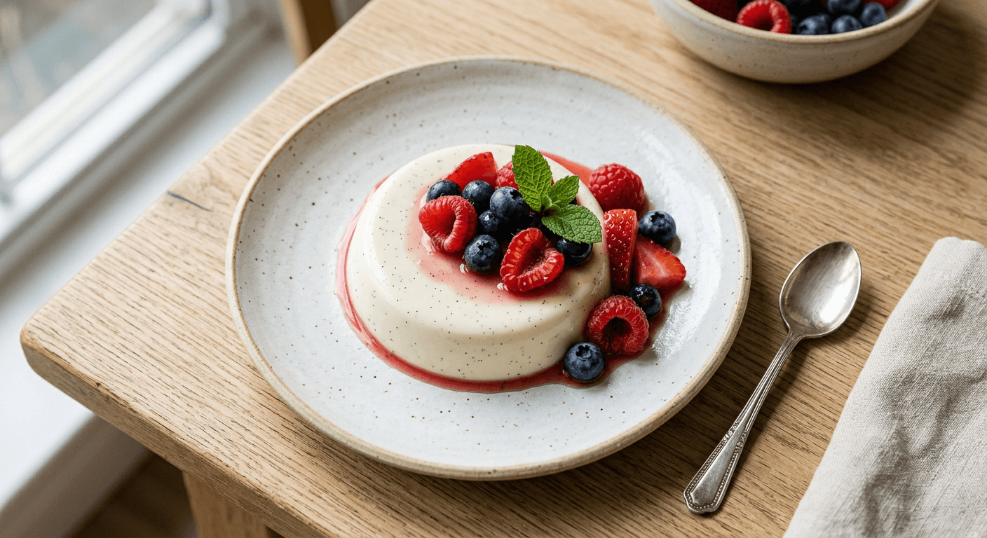 Easy Vanilla Bean Panna Cotta