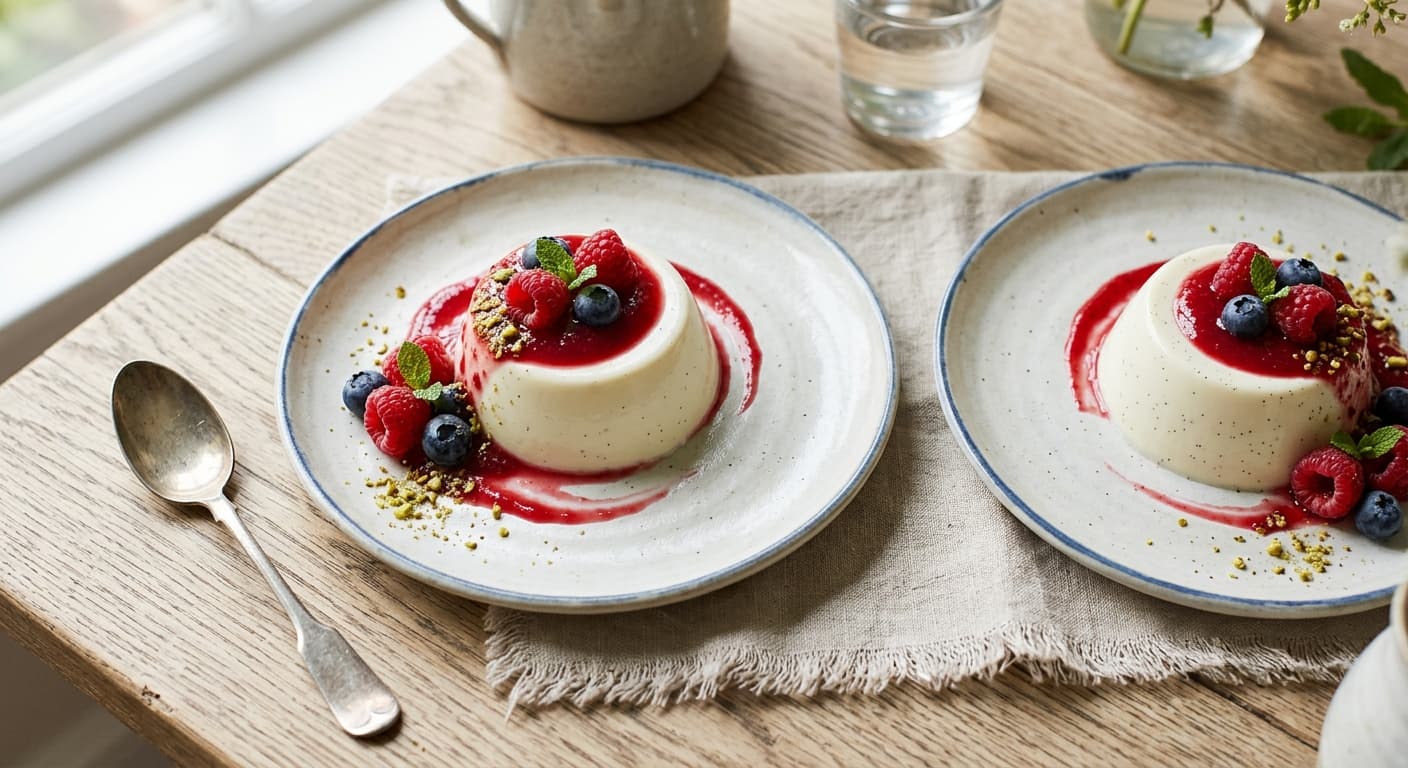 Easy Vanilla Panna Cotta