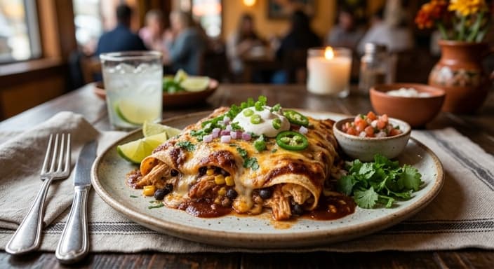 Enchilada-Style Chicken Bake