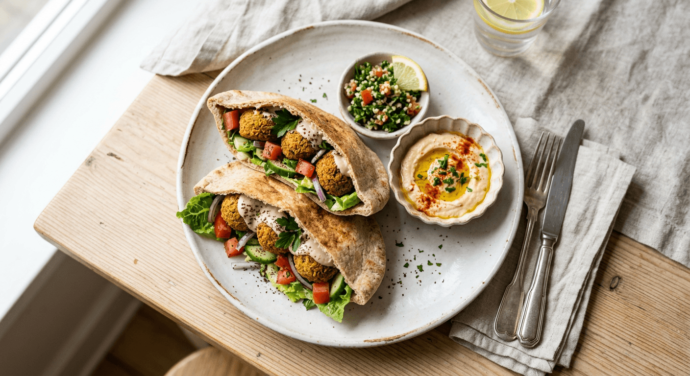 Falafel Pita Wrap