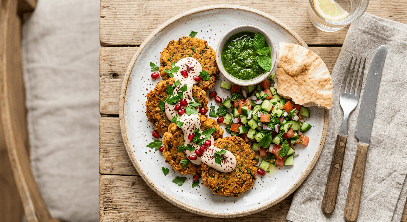 Falafel Style Chickpea Fritters