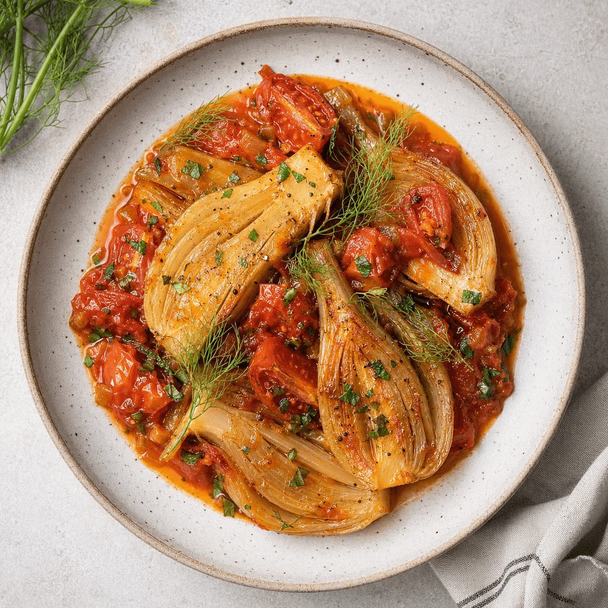 Fennel & Tomato Braise