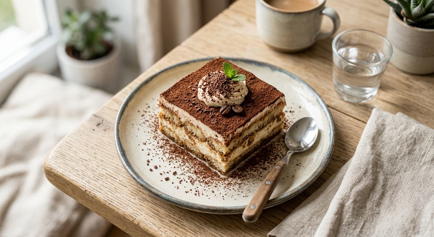 French-Style Aquafaba Tiramisu