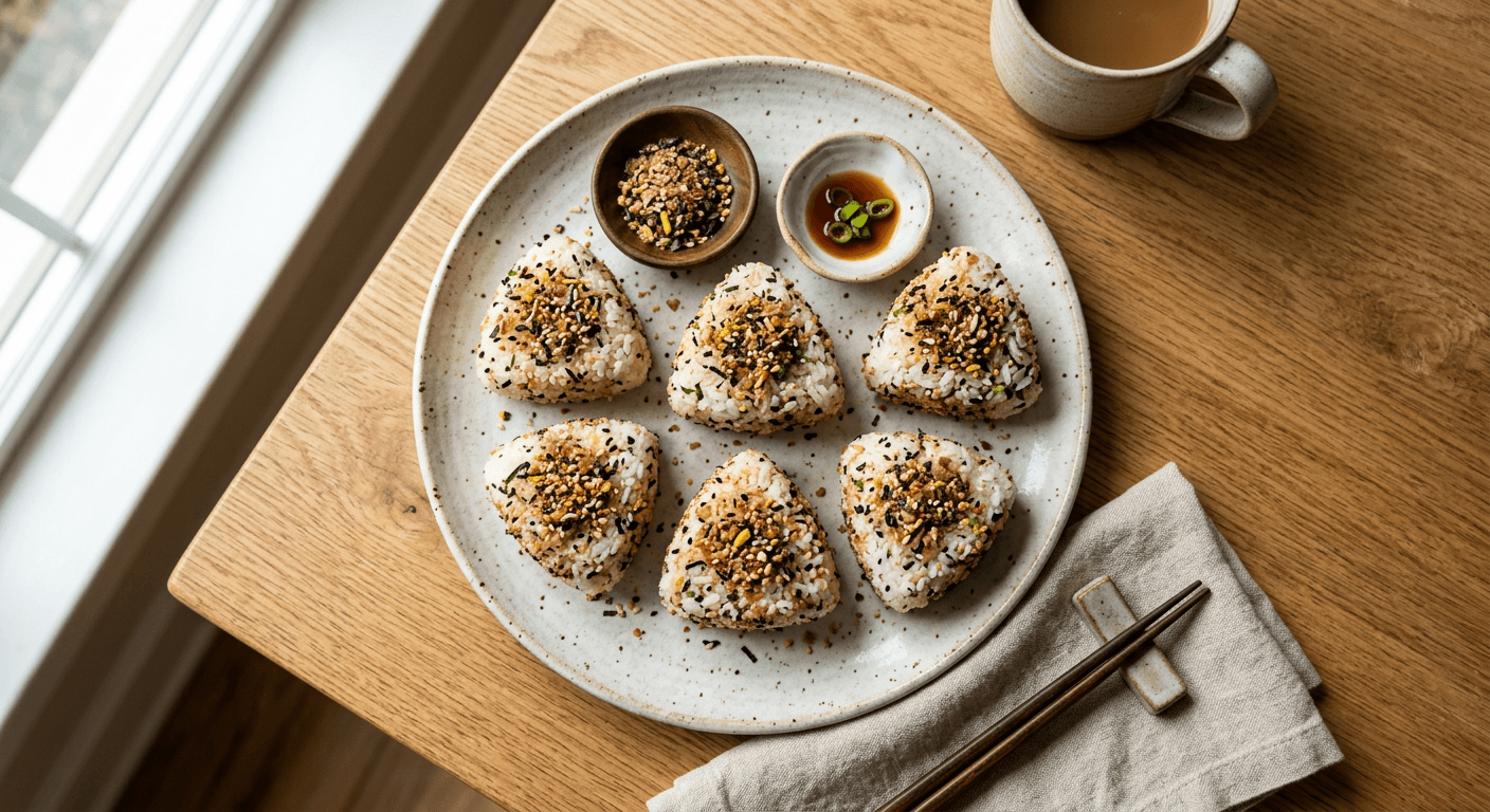 Furikake Seasoned Rice Balls