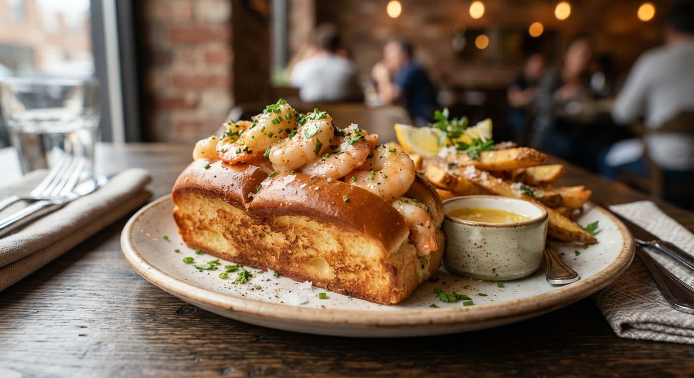 Garlic Butter Shrimp Roll