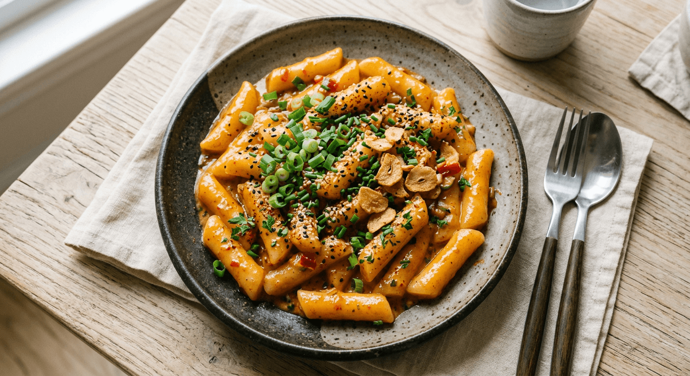 Garlic Butter Tteokbokki