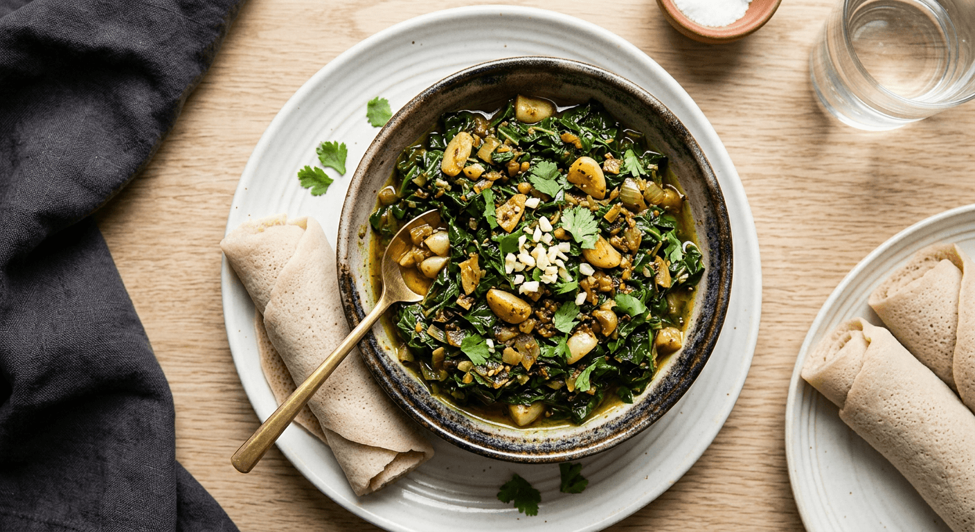 Garlic-Heavy Gomen Wat