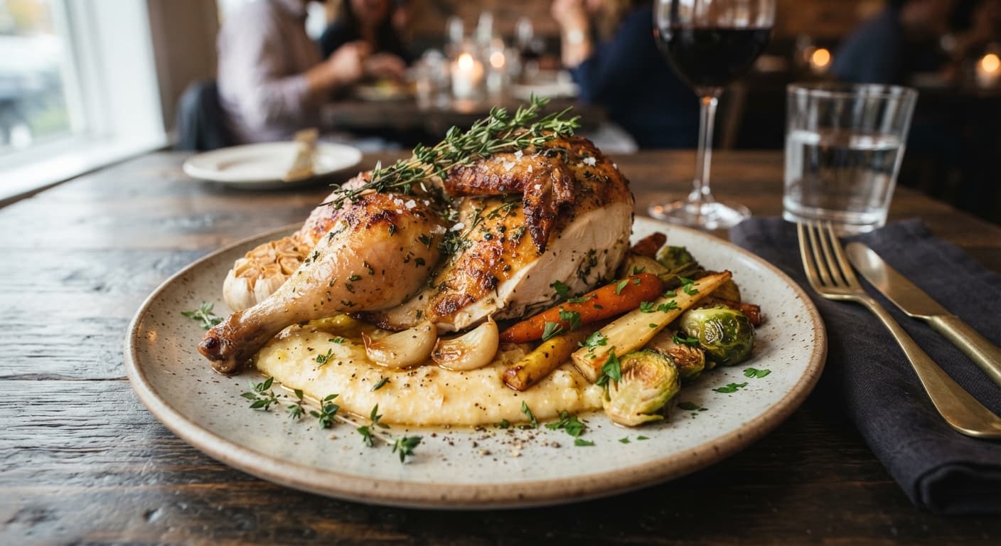 Garlic Herb Roasted Chicken