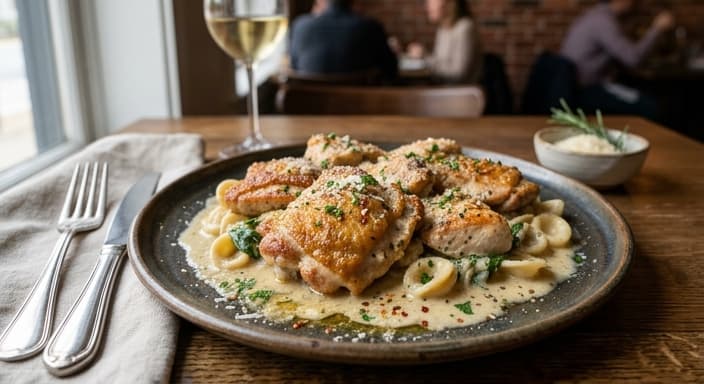 Garlic Parmesan Chicken Skillet